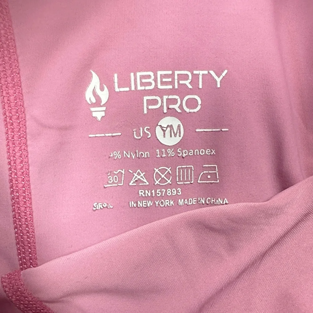 Liberty Pro Girls Athletic Skort Pink Youth Medium Flowy Active - Picture 2 of 3